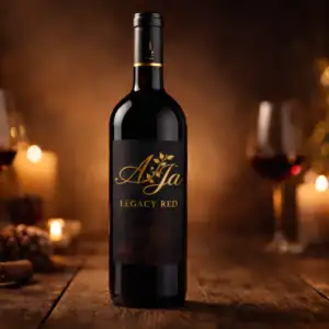AJA Legacy Red full-bodied premium red wine bottle