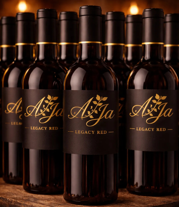 California vineyard grapes at AJA Vineyards